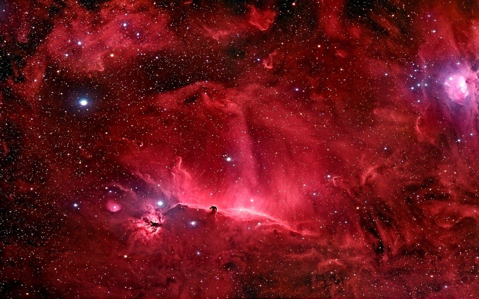 1600x1000 space, stars, nebula, atmosphere, universe, Horsehead Nebula, Flame Nebula, outer space, astronomical object