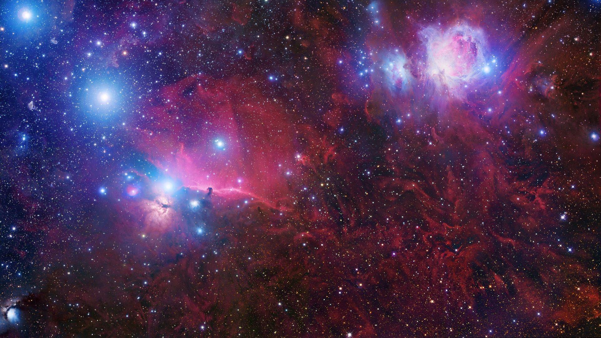 1920x1080 Orion Widefield (M M M Flame Nebula, and Horsehead) [1920x1080]