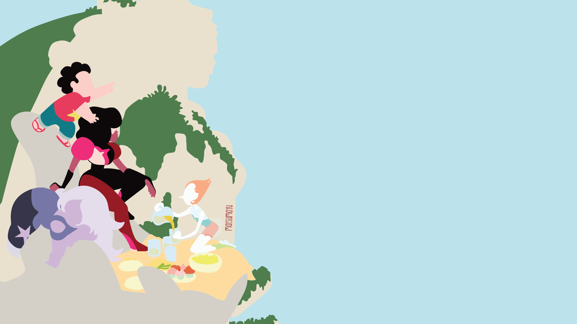 1920x1080 1920x1080 Garnet (Steven Universe), Pearl (Steven Universe), Amethyst (Steven Universe), Steven (Steven Universe) wallpaper PNG