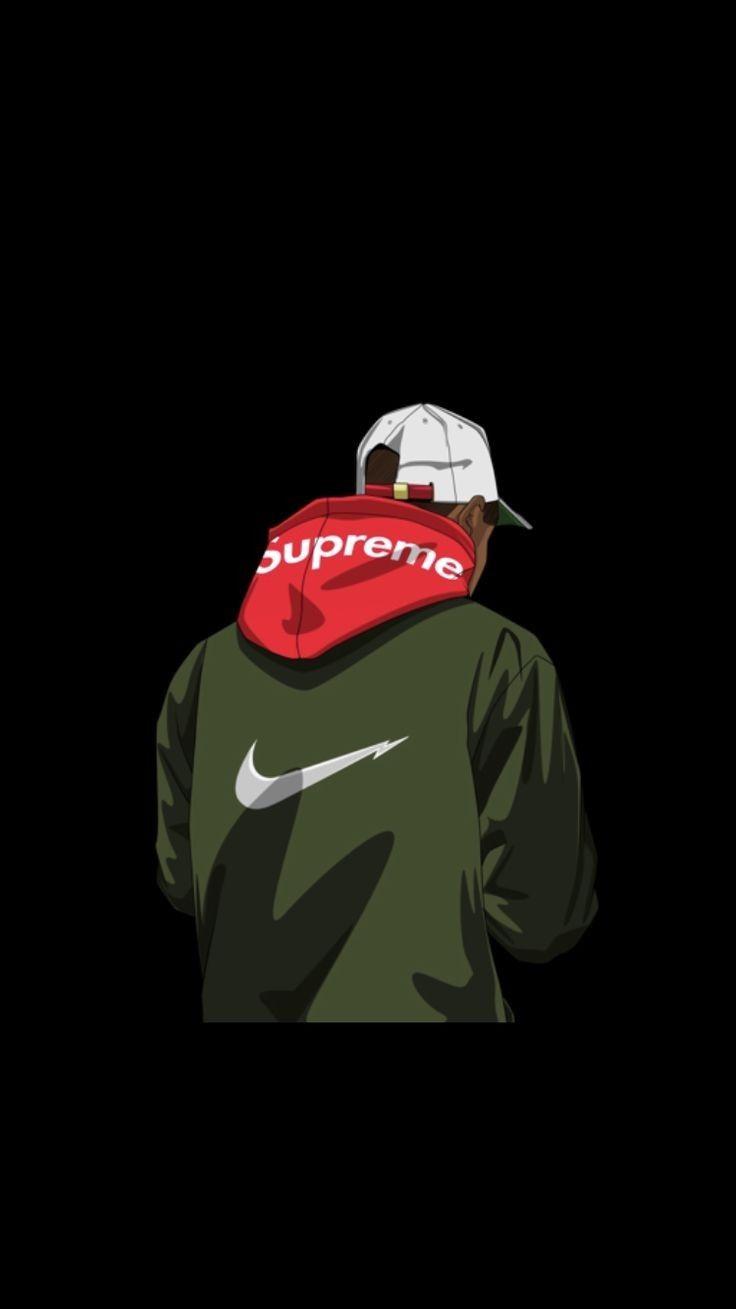 736x1309 Supreme Baseball Wallpaper