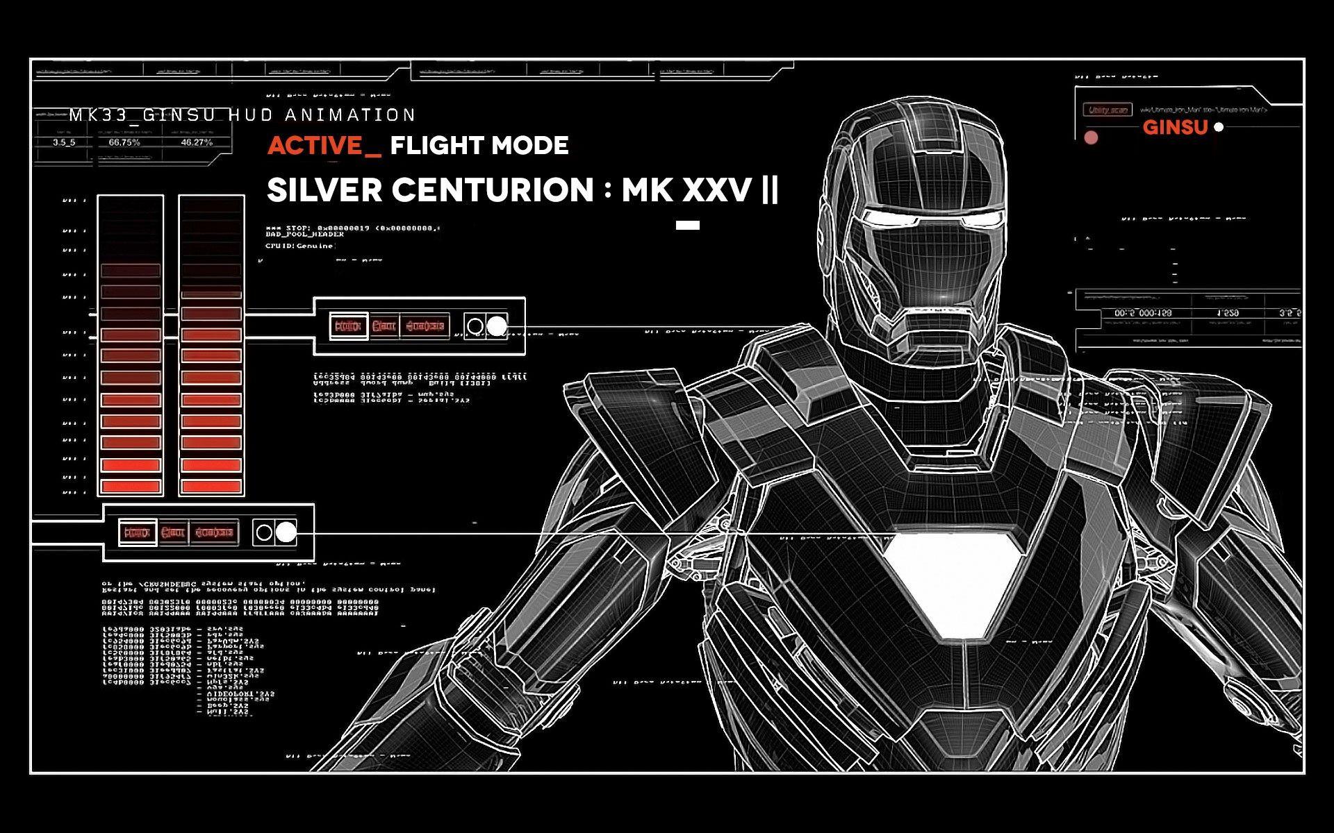 1920x1200 Iron Man, movies, HUD wallpaper