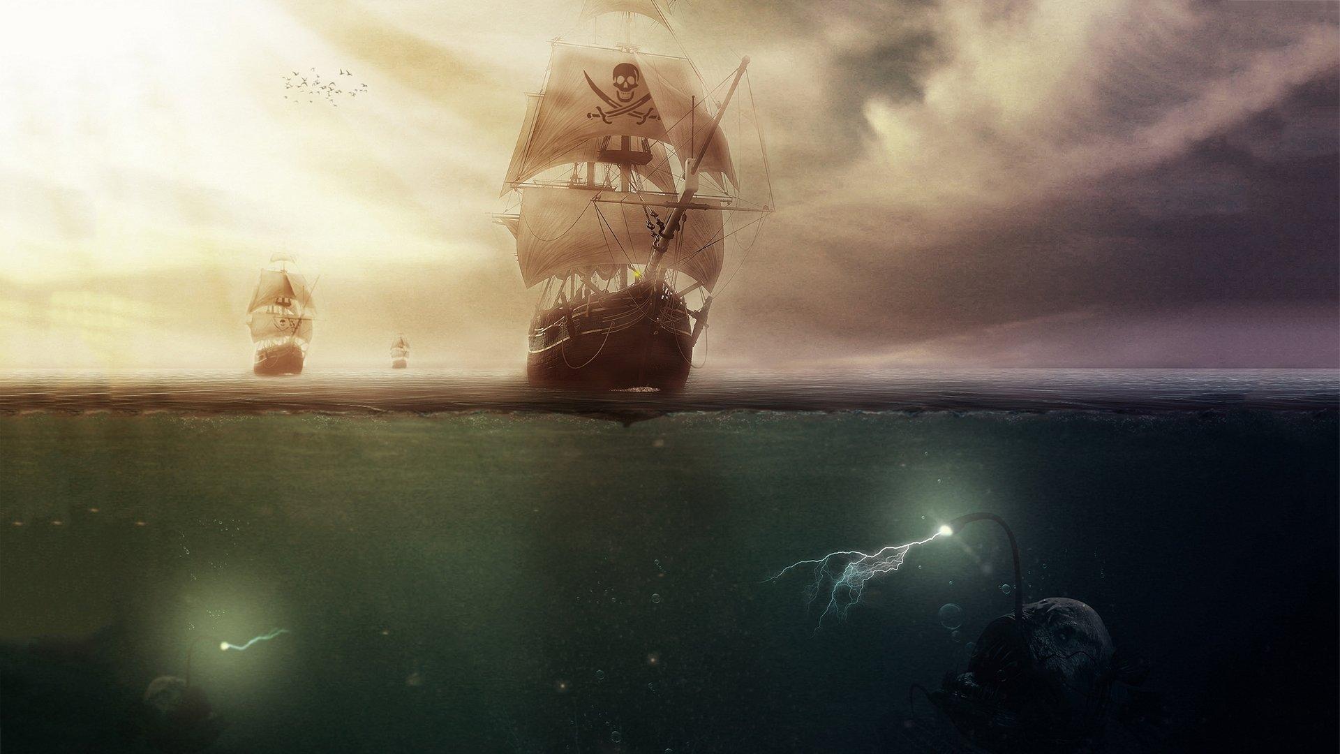 1920x1080 Free download Sea Monster wallpaper full HD 1920x1080 for desktop