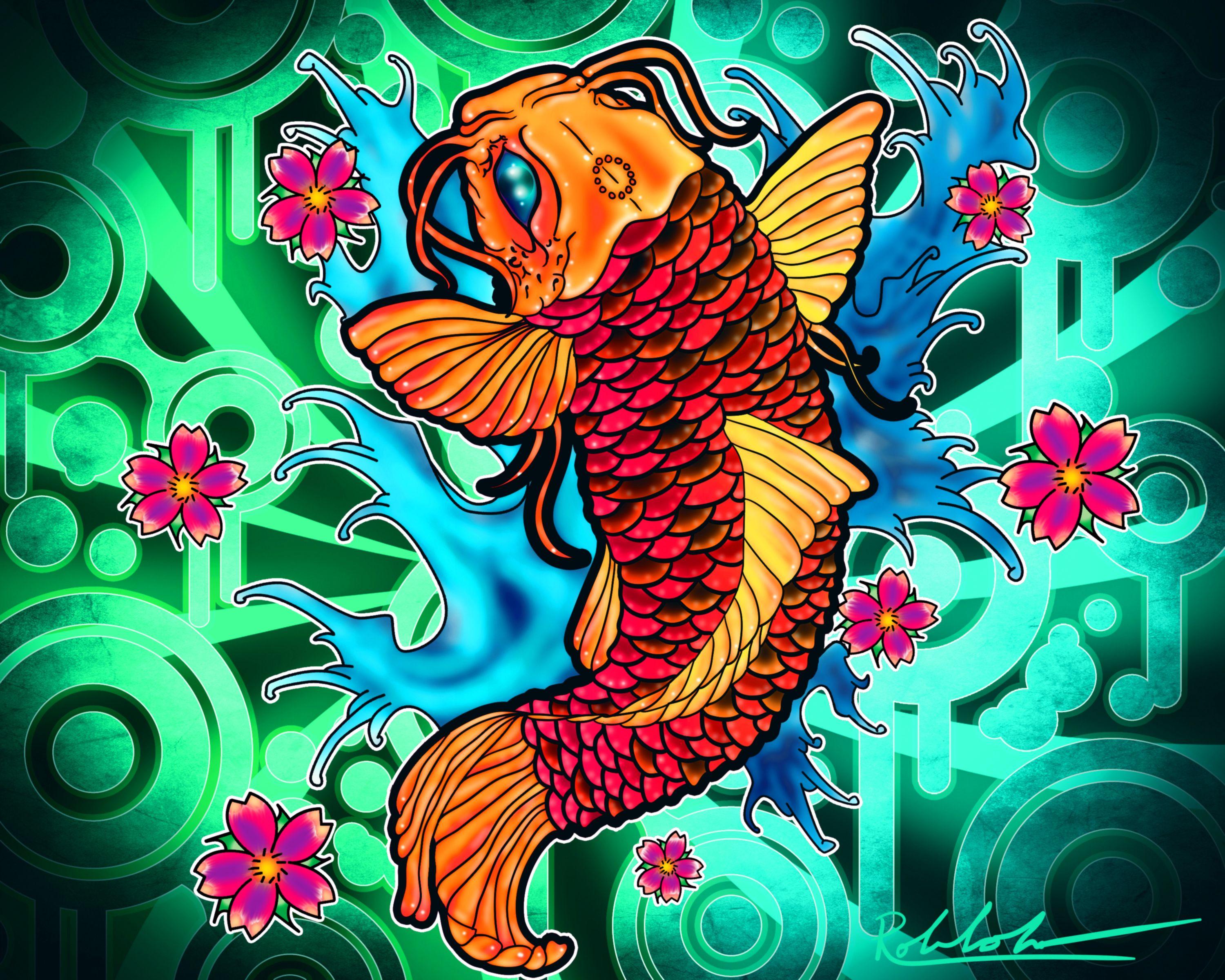 Fish Art Wallpapers - Top Free Fish Art Backgrounds - WallpaperAccess