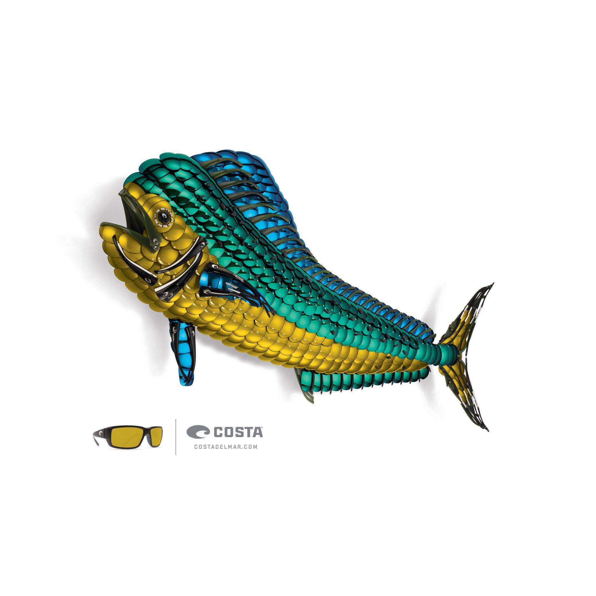 2048x2048 Costa Fish Art Wallpaper. Sport Fishing Magazine