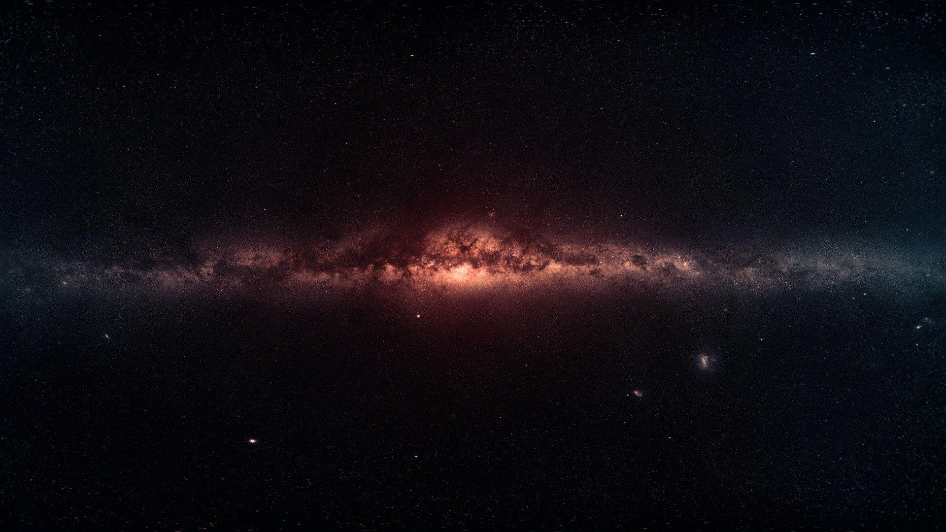 1920x1080 Black Space Wallpaper