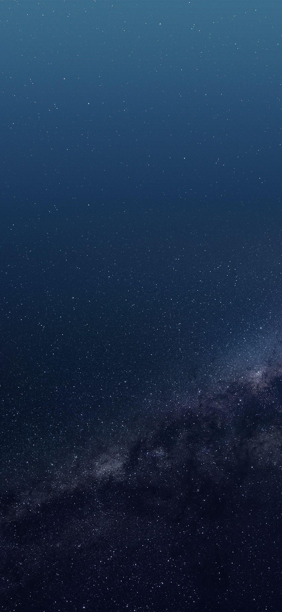 1125x2436 Space Blue Star Dark Pattern Wallpaper