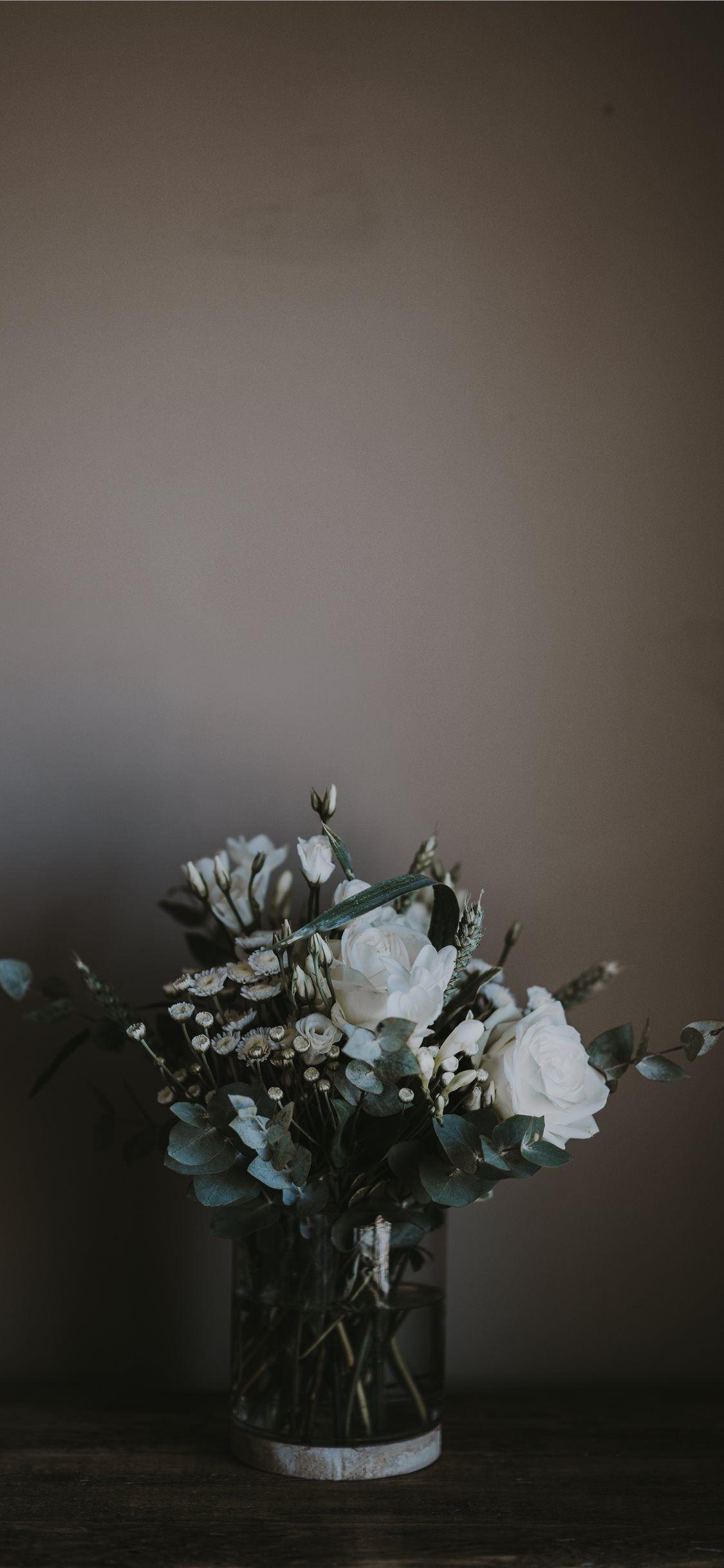 1125x2436 Dark florals iPhone X Wallpaper Free Download