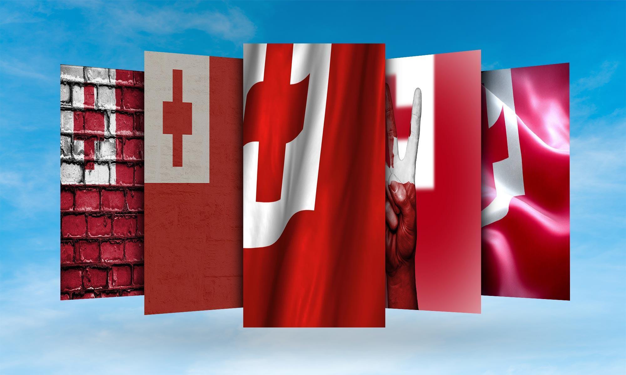 2000x1200 Tonga Flag for Android