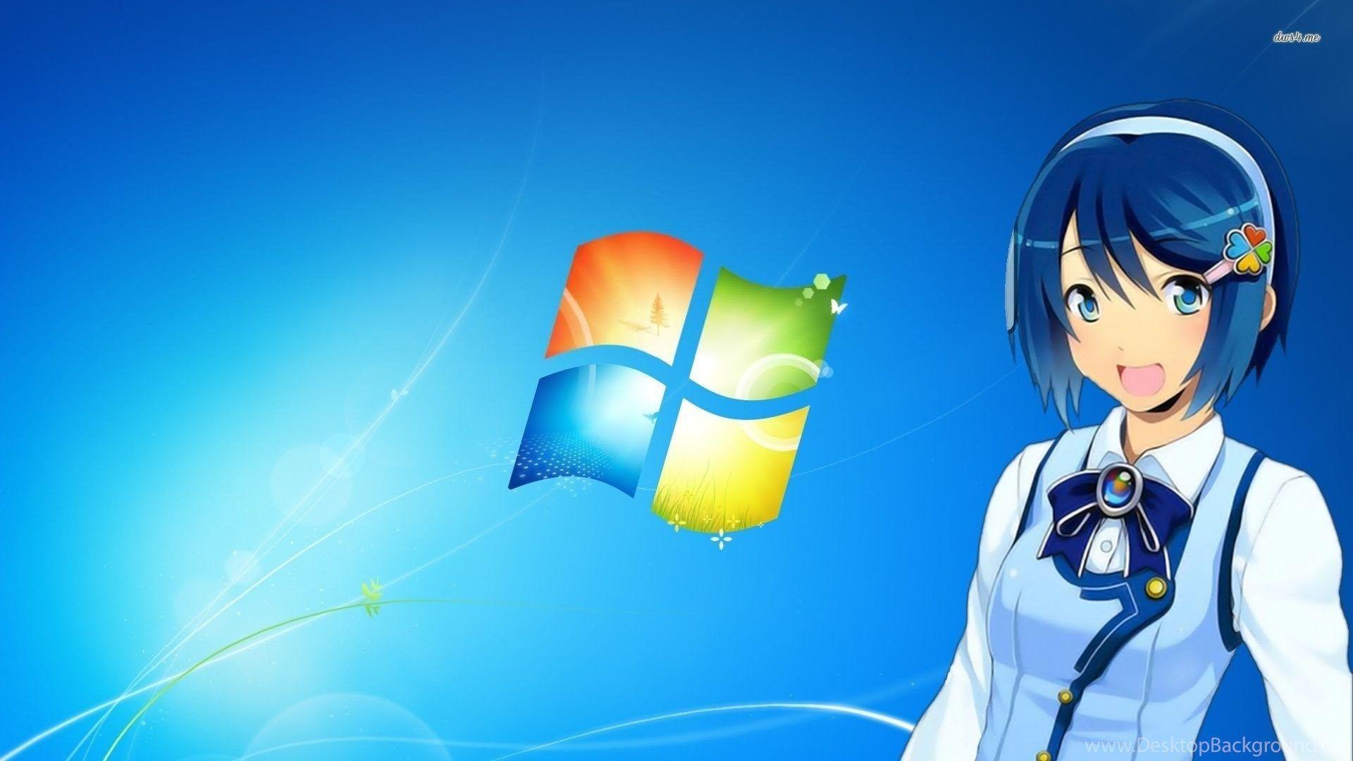 1920x1080 Windows Anime Girl Wallpaper Computer Wallpaper Desktop Background
