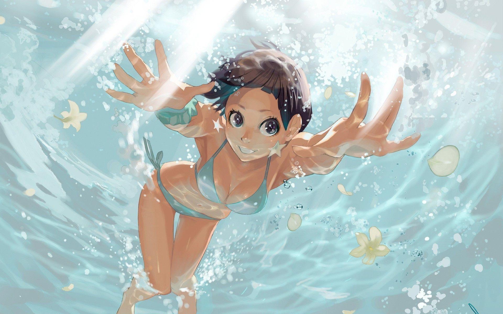 1920x1200 Anime Girl Wallpaper HD background picture