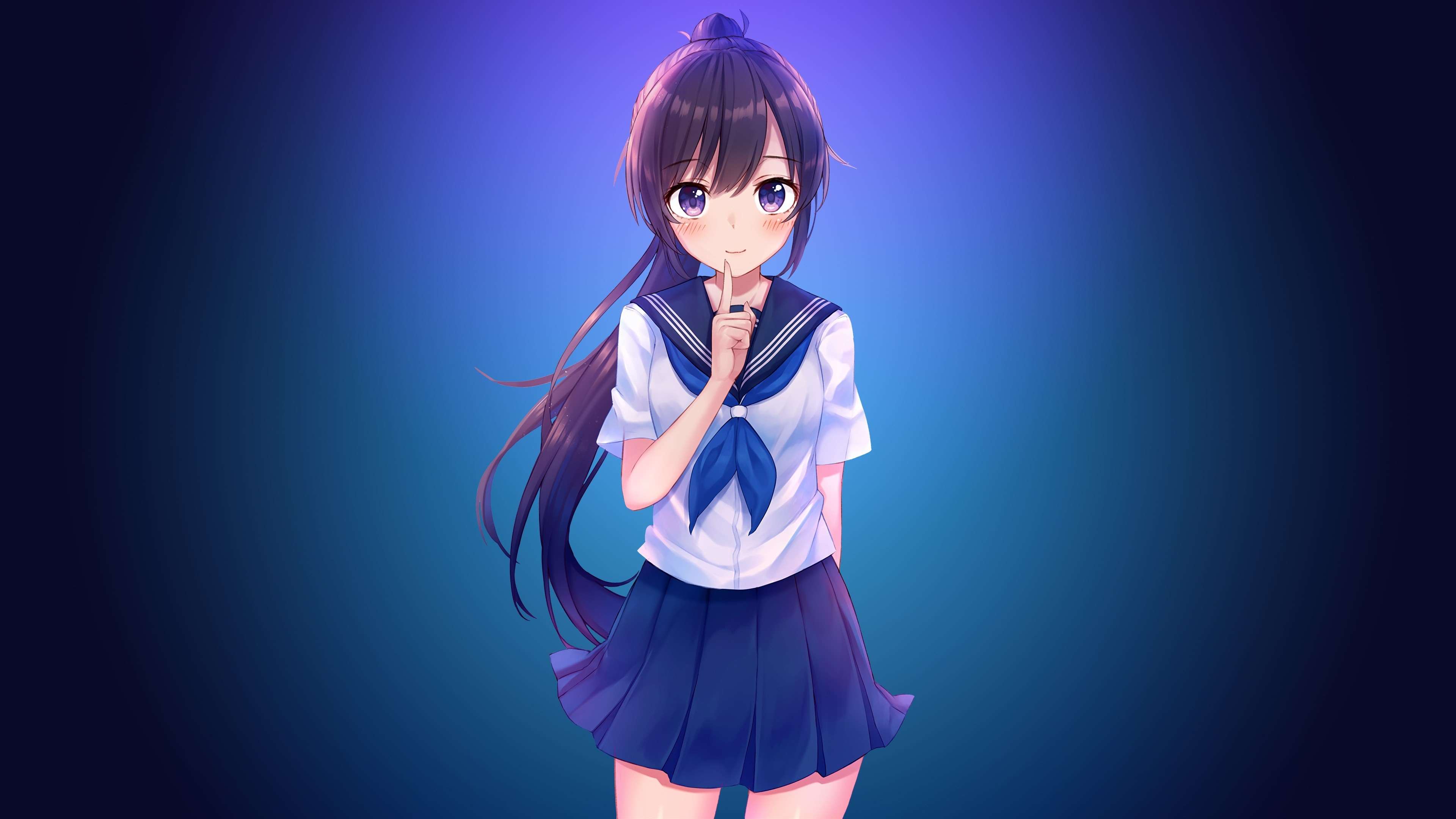 3840x2160 Anime Girl Wallpaper Pc Wallpaper HD