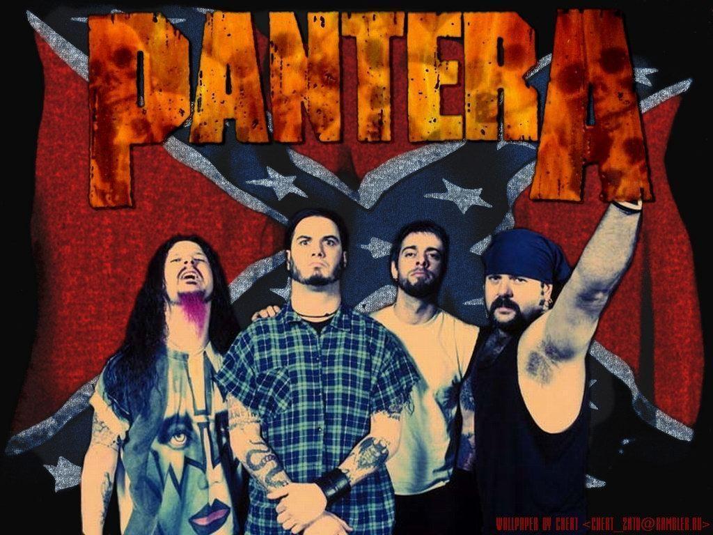 1024x768 Pantera Band Wallpaper