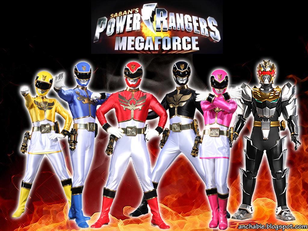 1024x768 Power Rangers Megaforce Wallpaper