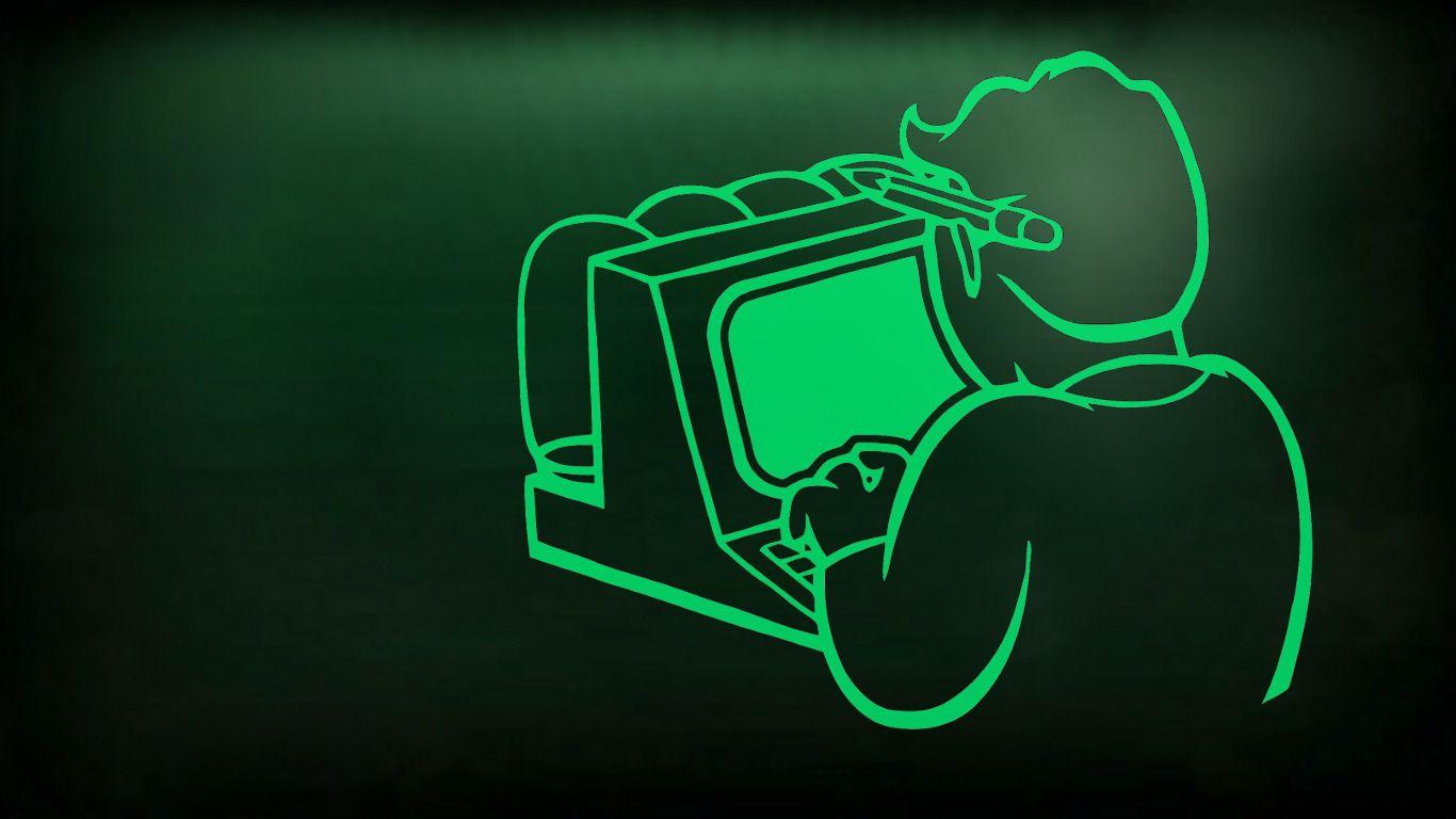 1366x768 fallout fallout 4 vault boy wallpaper and background