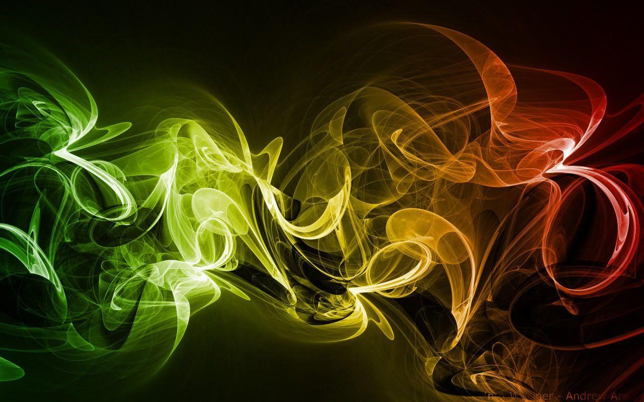 1280x800 Rasta Smoke Lion Wallpaper