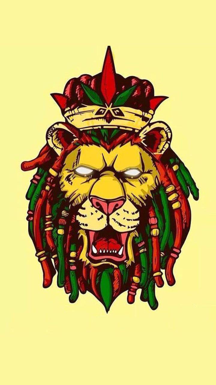 720x1280 rasta lion wallpaper