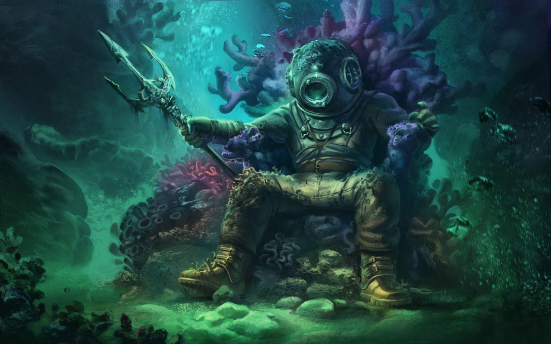 1920x1200 Fantasy Ocean Wallpaper