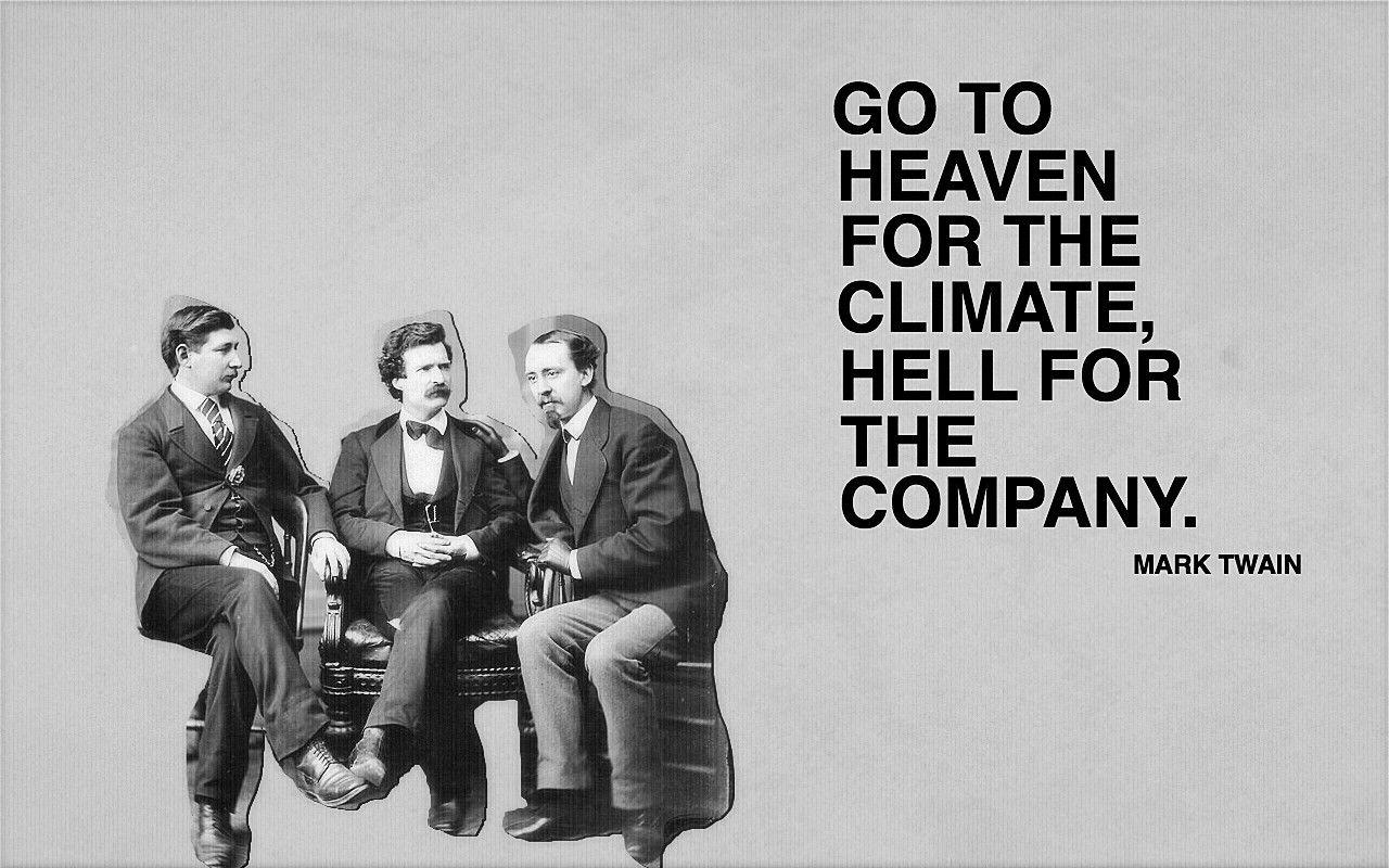 1280x800 There's a severe lack of Mark Twain wallpaper, so I made one [1280x800]
