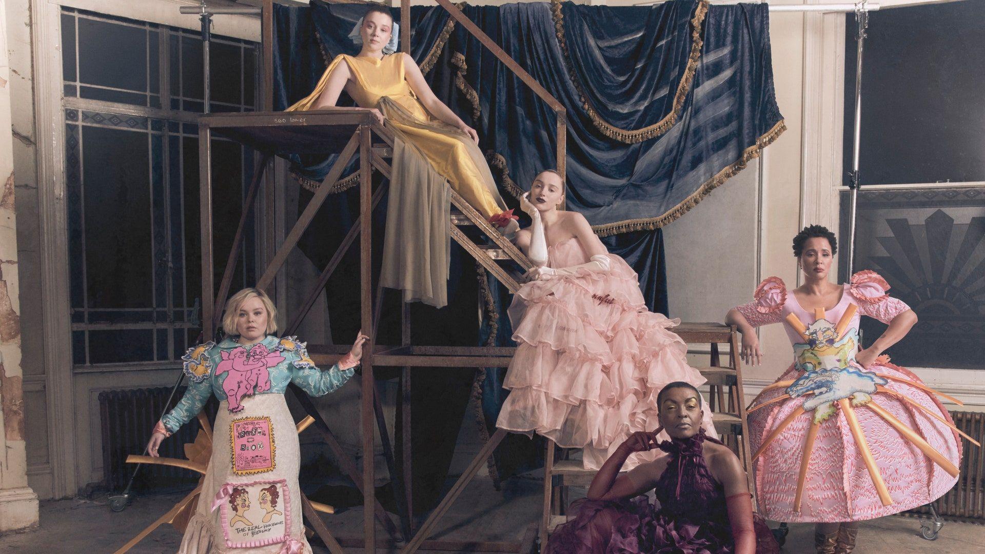 1920x1080 The Cast Of 'Bridgerton' Models Gowns Fit For A Modern Day Debutante Ball