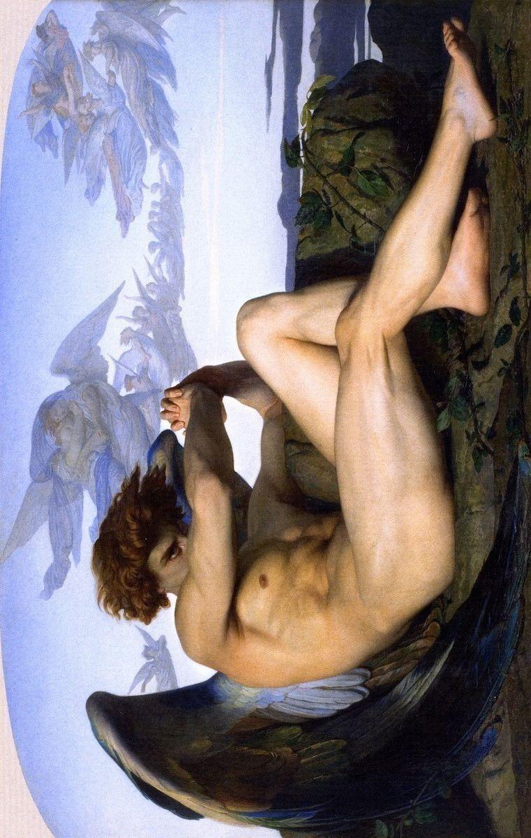 761x1200 Fallen Angel, Alexandre Cabanel, 1868. Fallen angel art, Angel art, Fallen angel