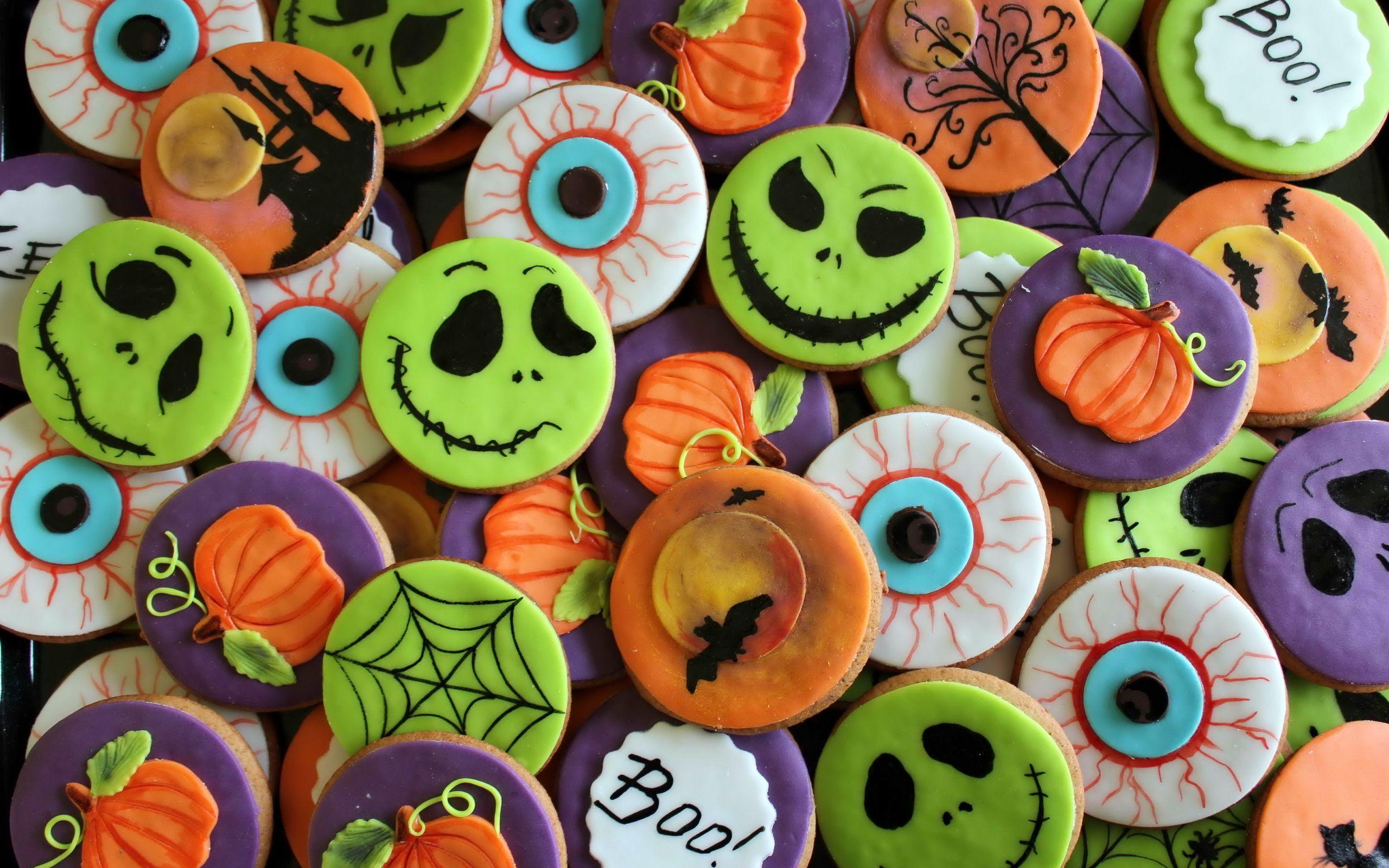 2560x1600 Cute Halloween Desktop Wallpaper