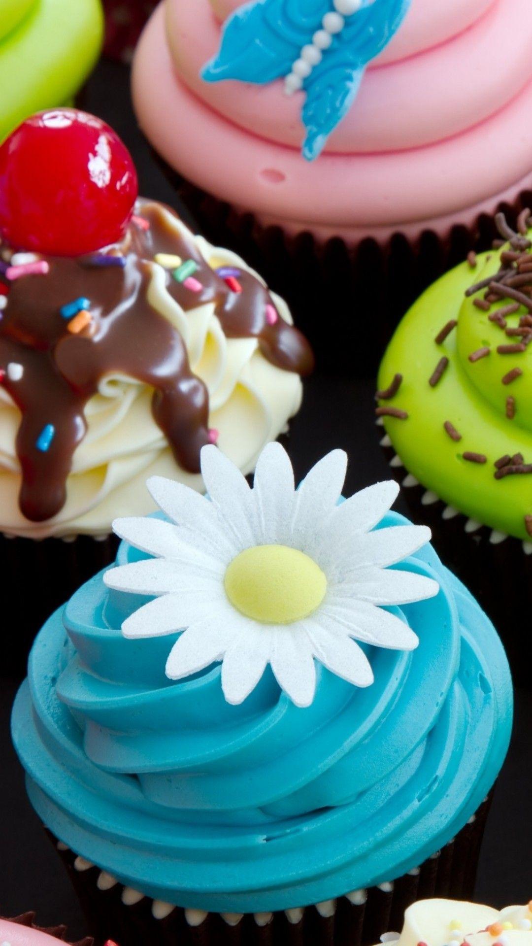 1080x1920 Cupcake Wallpaper