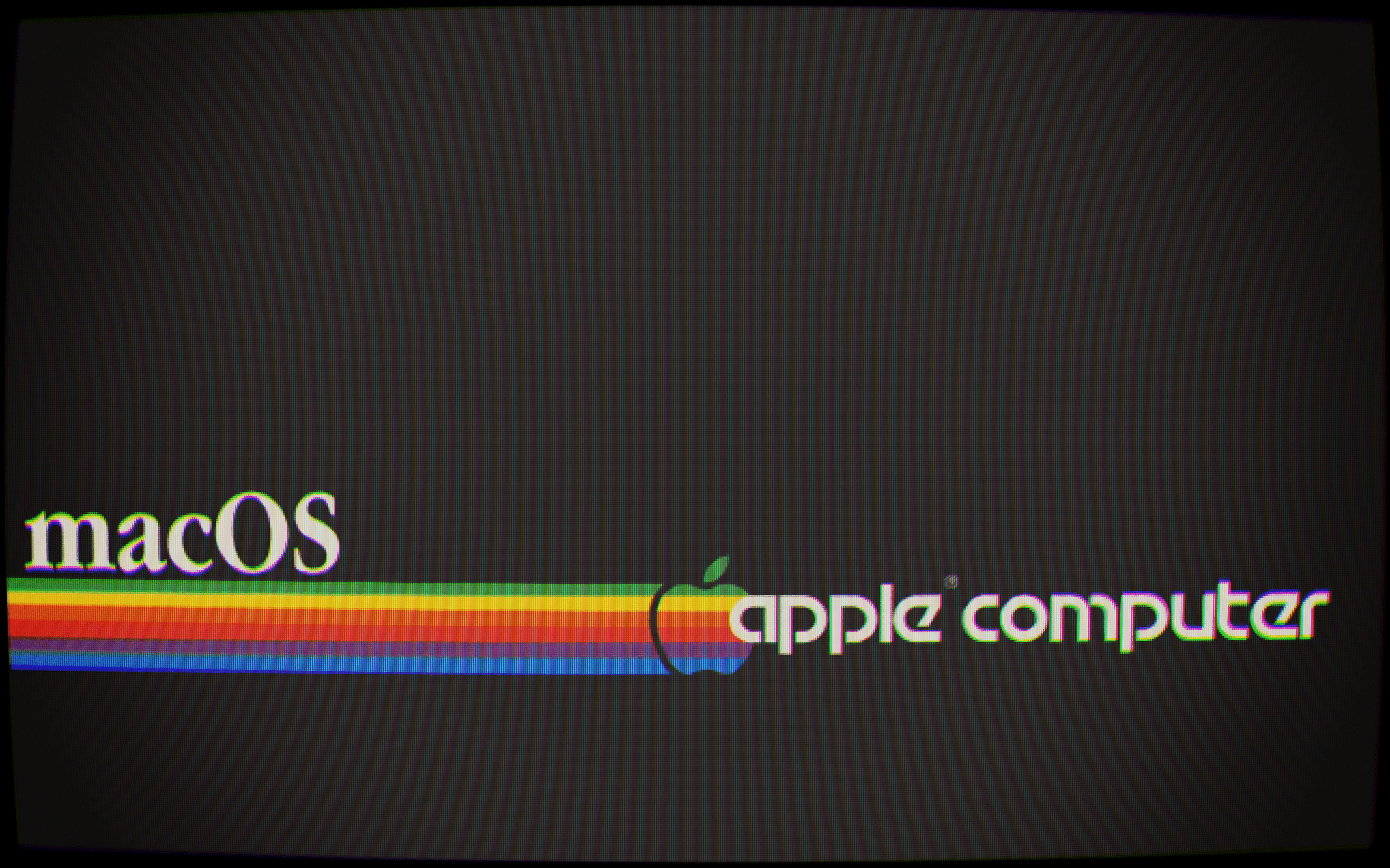 5120x3200 macOS Retro CRT Effect [5120x3200]