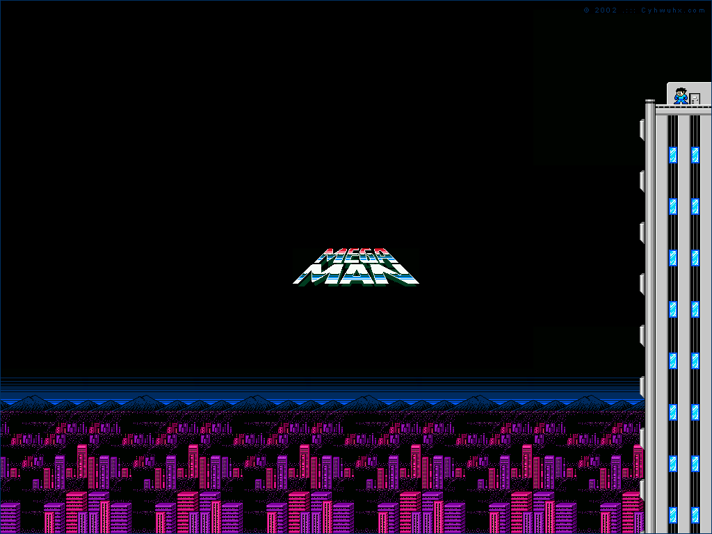 1024x768 Retro: Megaman desktop PC and Mac wallpaper