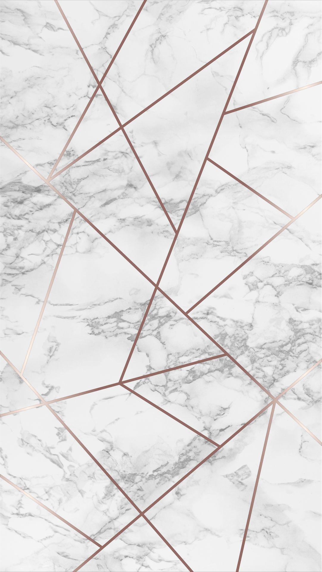 1081x1921 Want to change the design of your phone? Download this pack of 10 free marble and rose g. Geometric wallpaper iphone, Marble wallpaper phone, Gold wallpaper phone