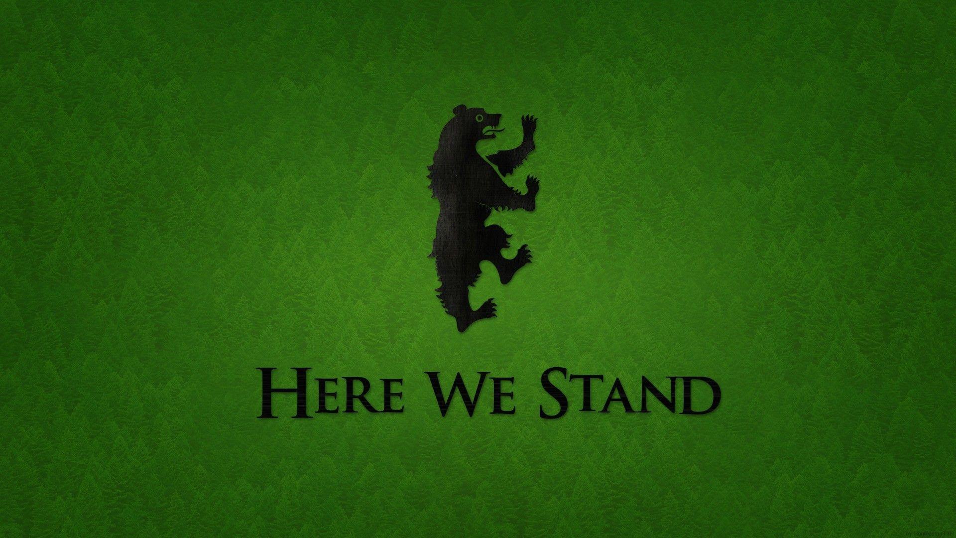 1920x1080 Game Of Thrones, Sigils, House Mormont Wallpaper HD / Desktop and Mobile Background