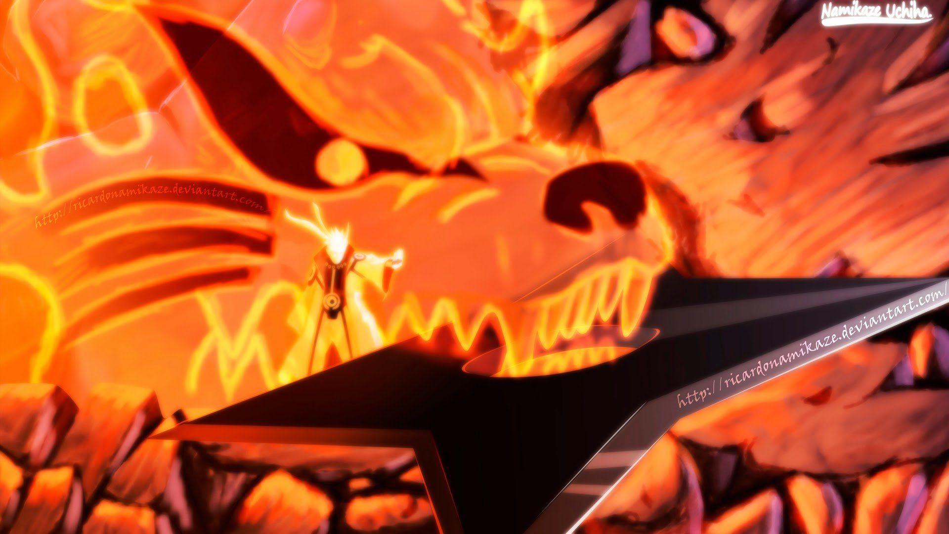 1920x1080 Naruto Nine Tails Wallpaper