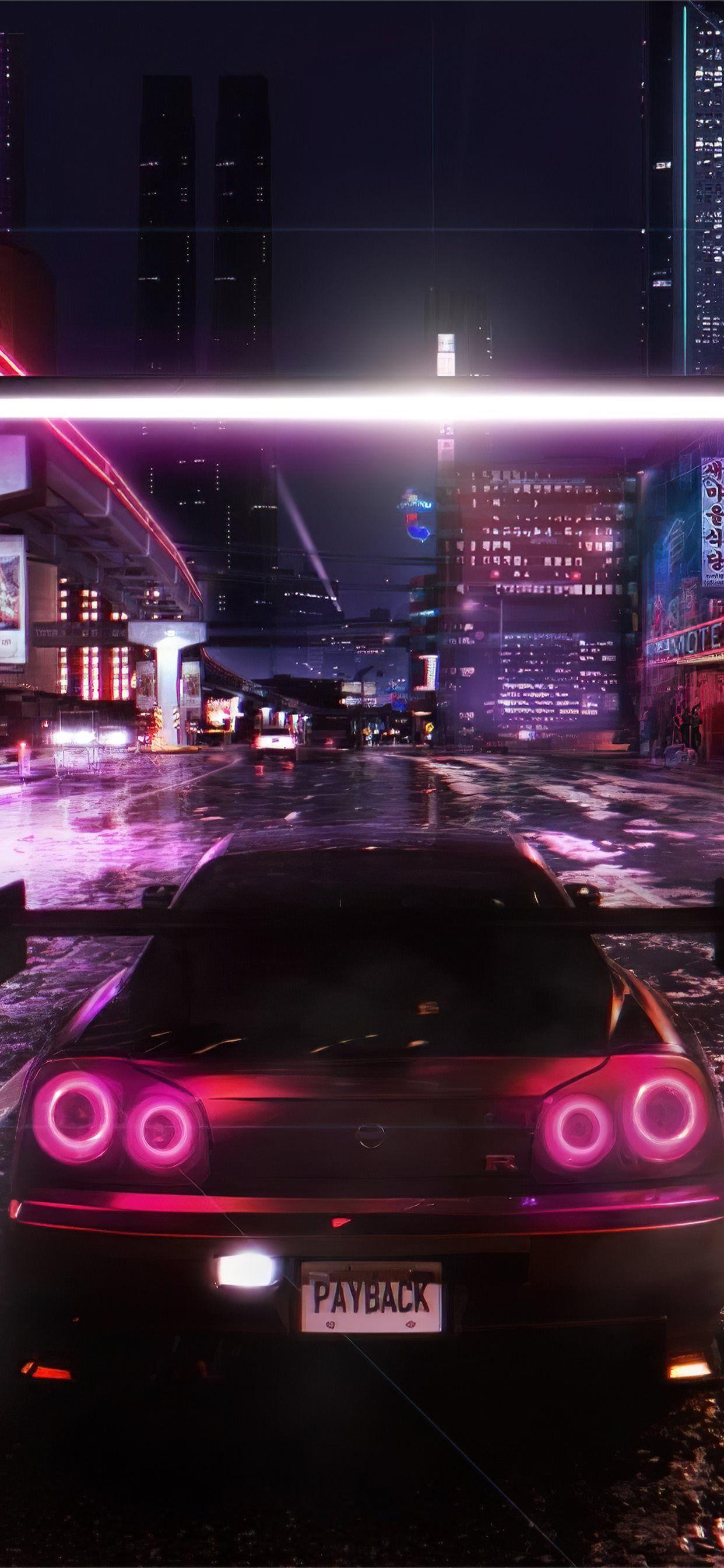 1242x2688 speed payback cyberpunk 4k iPhone X .
