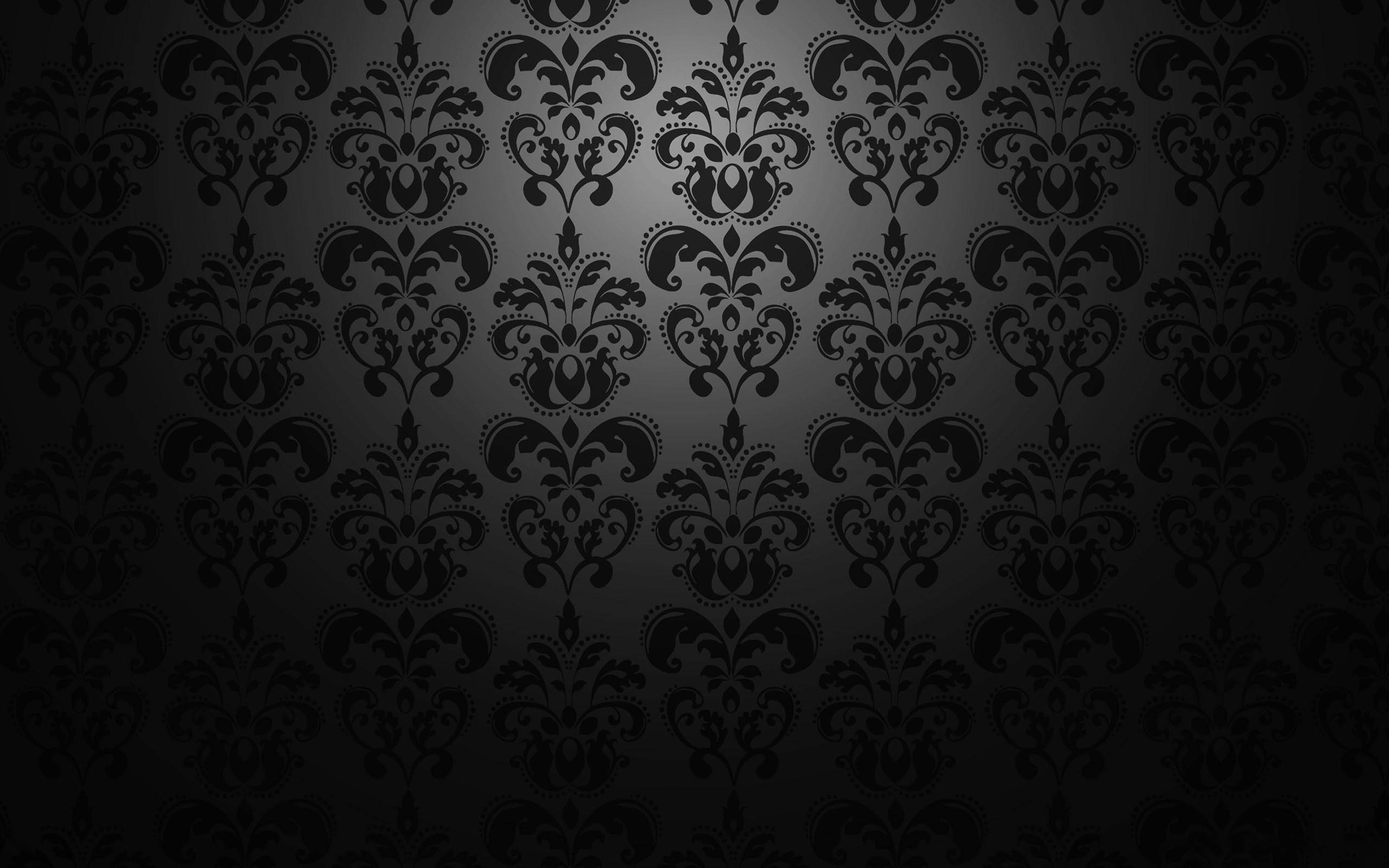 2560x1600 Black Pattern Background