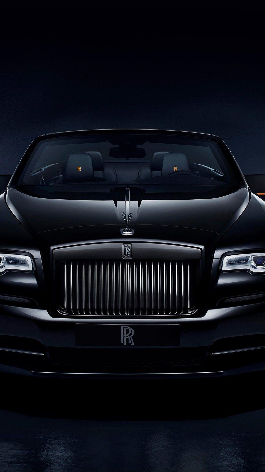 1080x1920 Rolls Royce, Front View, Black, Luxury, Cars Royce Black HD Wallpaper