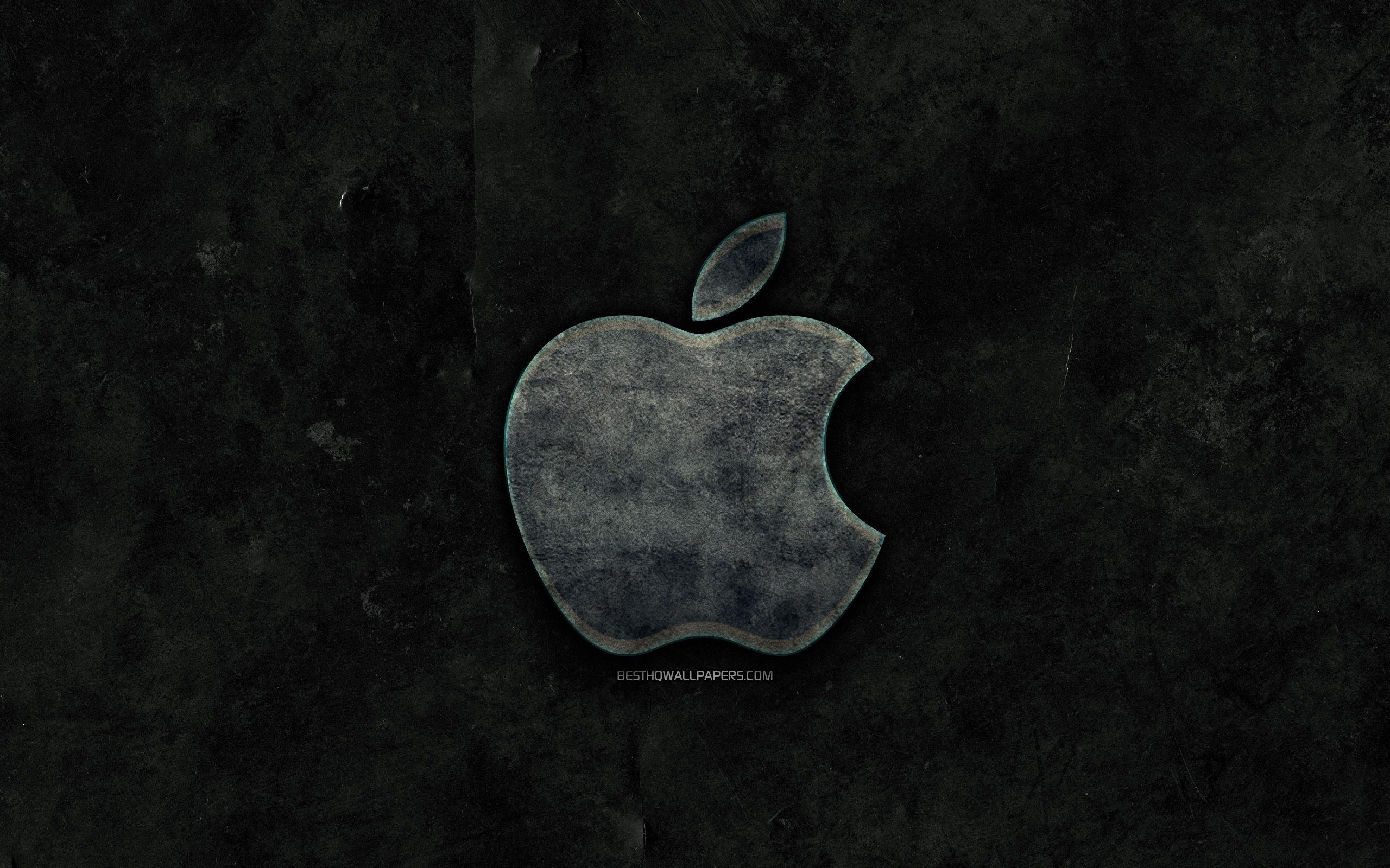 Apple stone. Логотип Apple. Металлический логотип Apple. Обои Apple MACBOOK. Apple креатив.