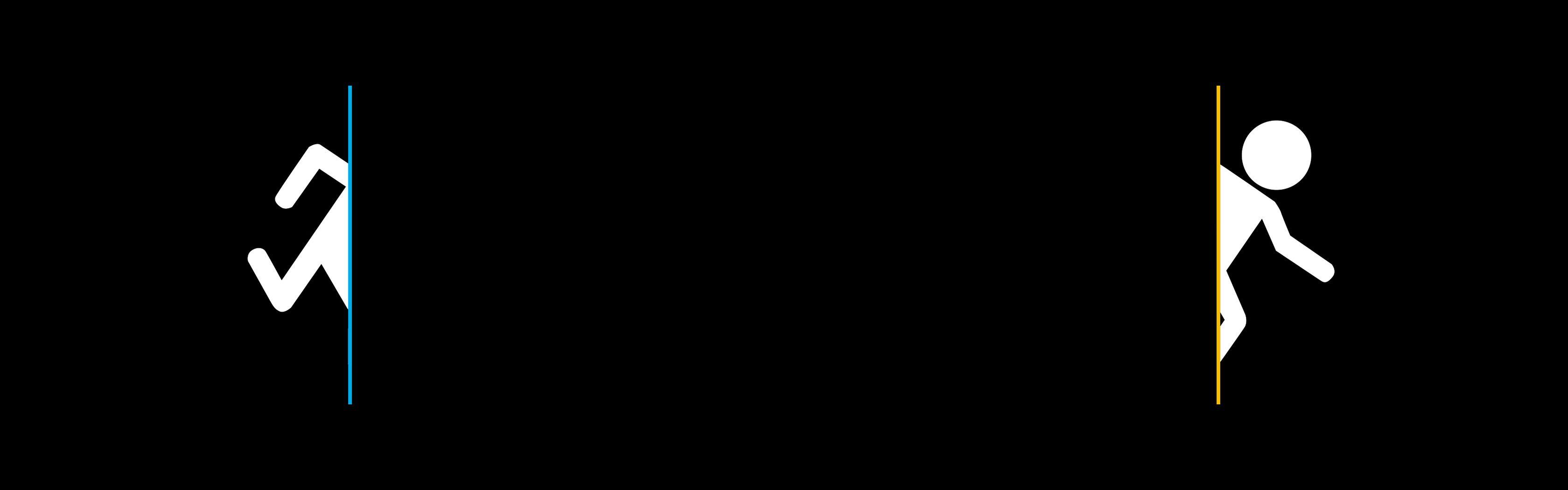 3360x1050 Portal Dual Monitor Wallpaperx1050