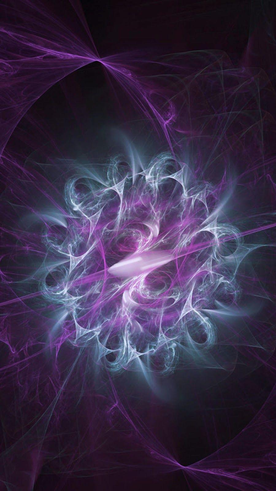 900x1600 iPhone 6 & 6 Plus Wallpaper Silk Smoke Purple Flower