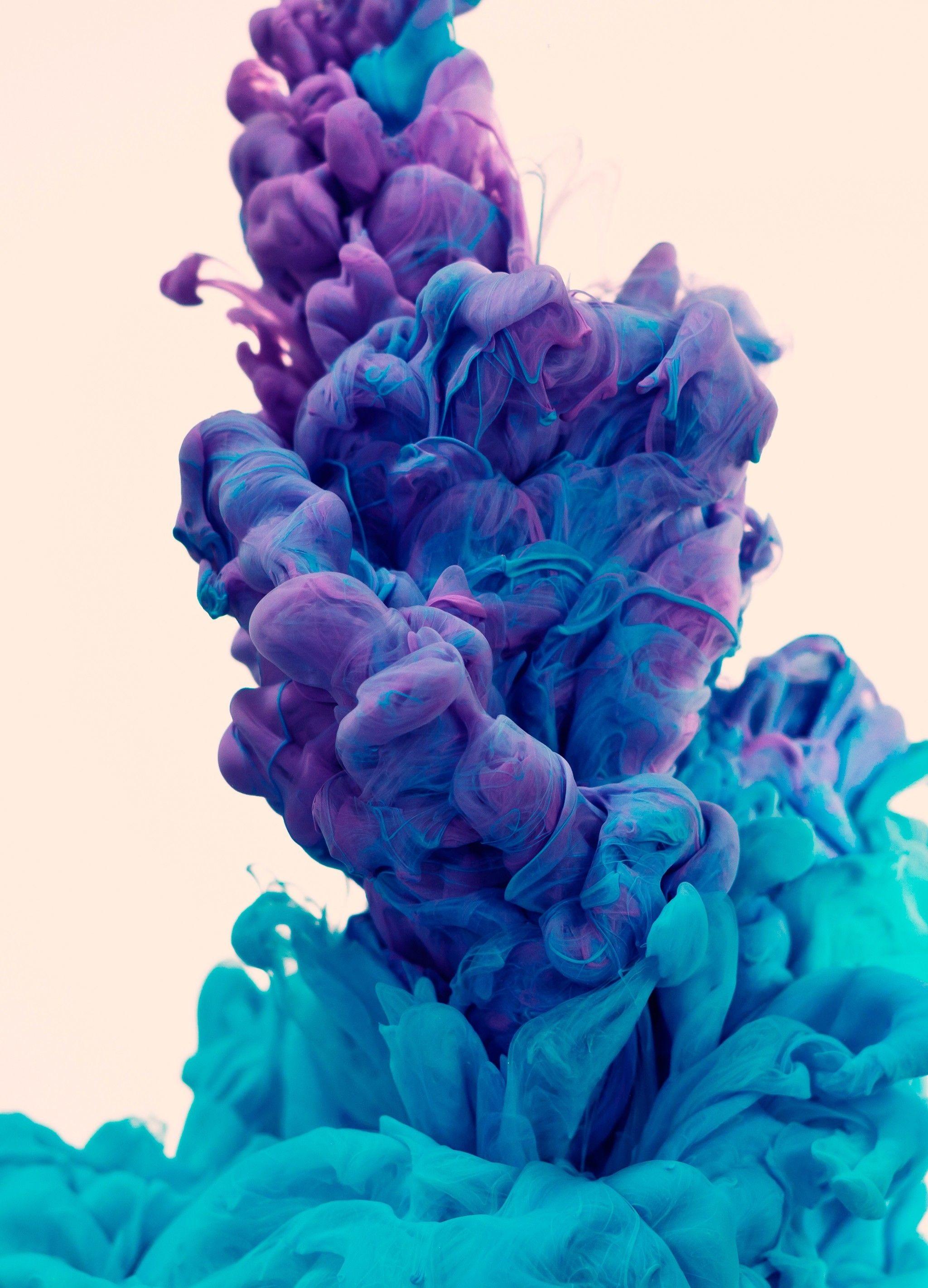 2048x2843 Purple Smoke Wallpaper