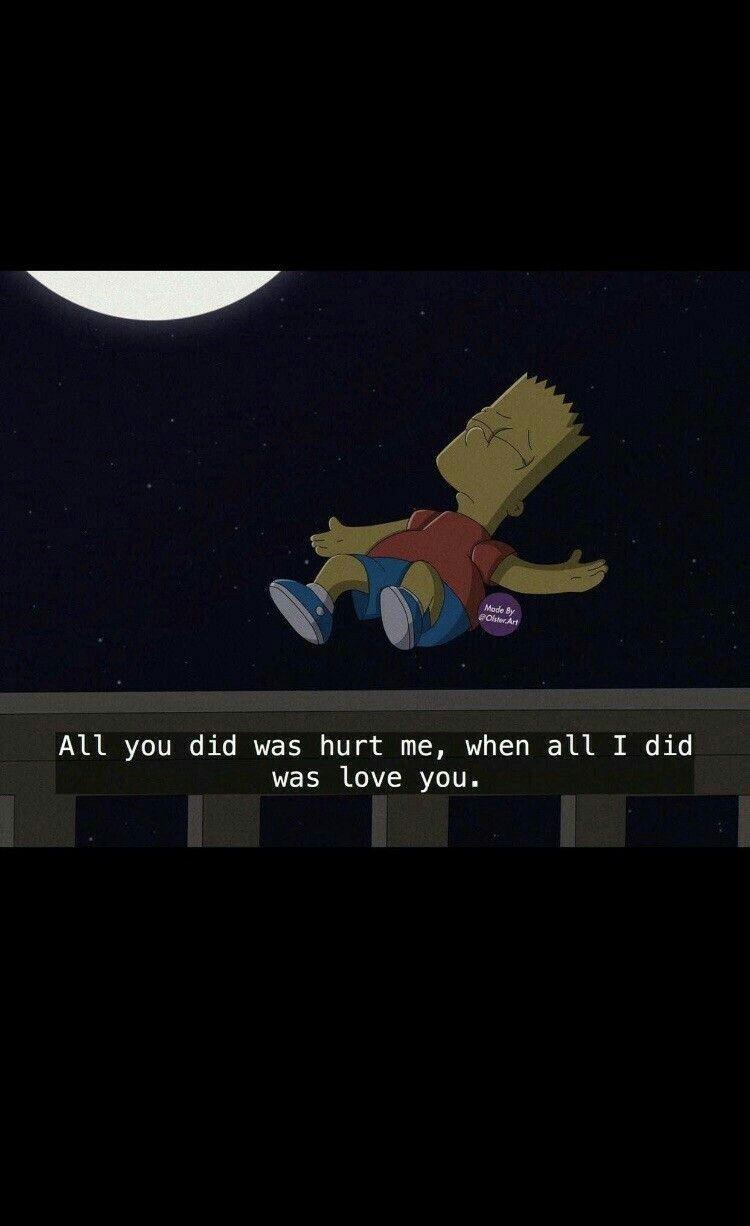 750x1226 Sad Bart Simpson hình nền