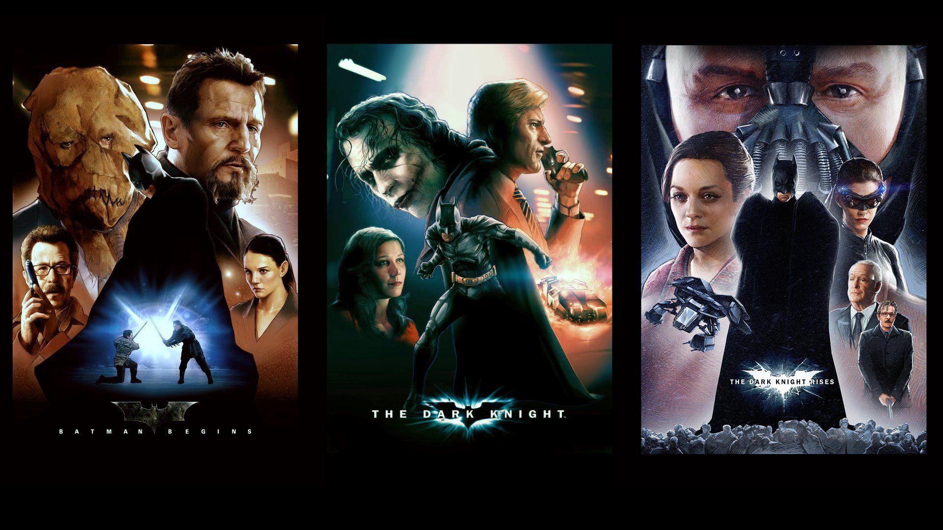 1920x1080 Dark Knight Trilogy Wallpaper