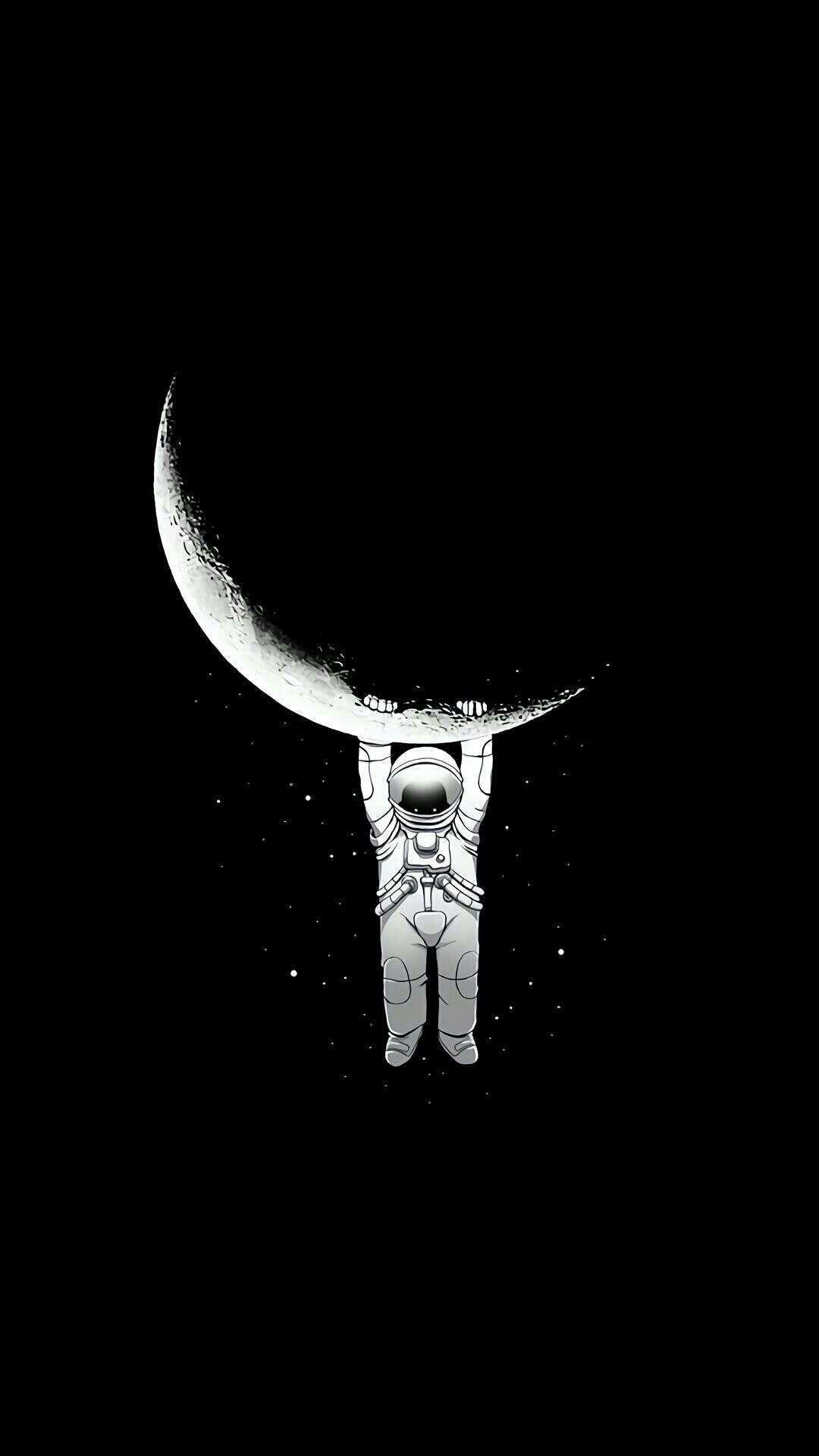 1080x1920 4K Phone Wallpaper Free 4K Phone Background - iPhone wallpaper hipster, Dark wallpaper, Astronaut wallpaper