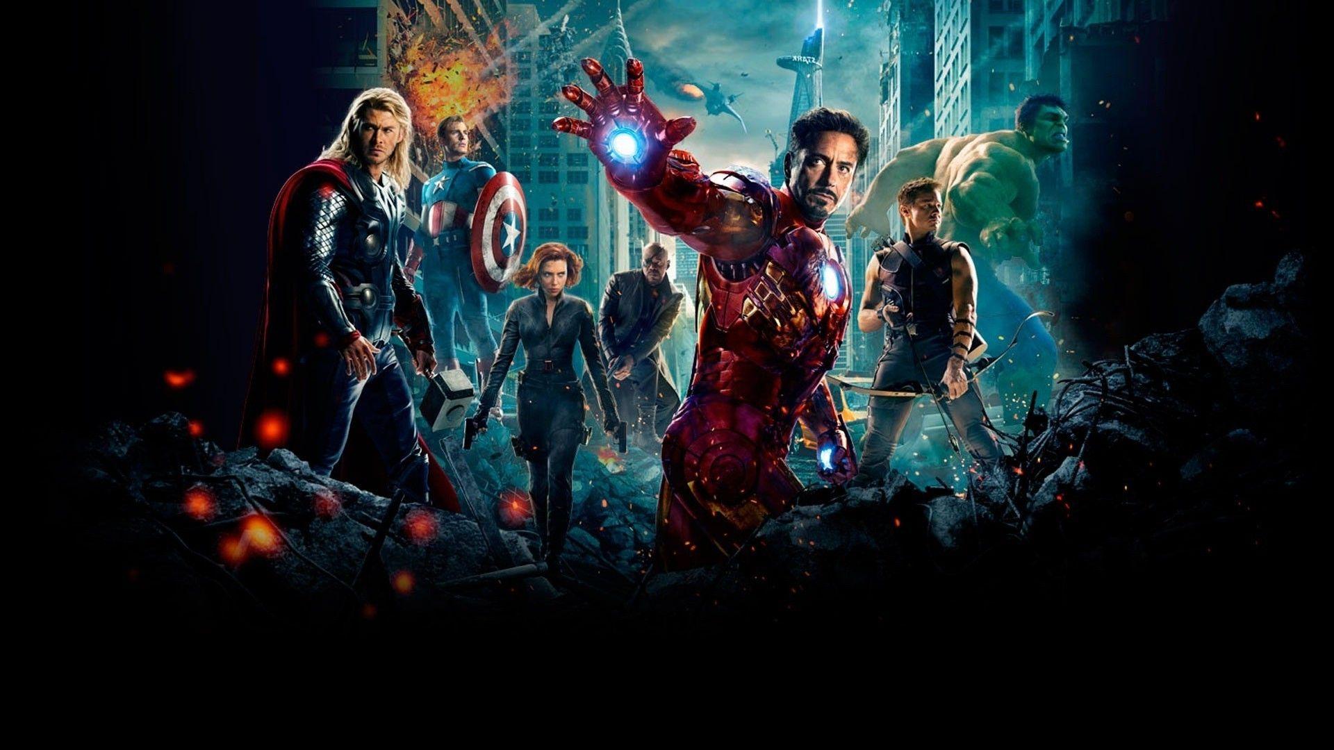 1920x1080 movies, The Avengers, Thor, Iron Man, Nick Fury, Captain America