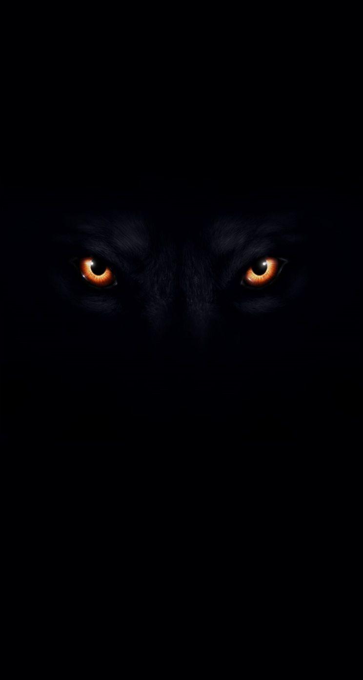 744x1392 Black Wallpaper For IPhone