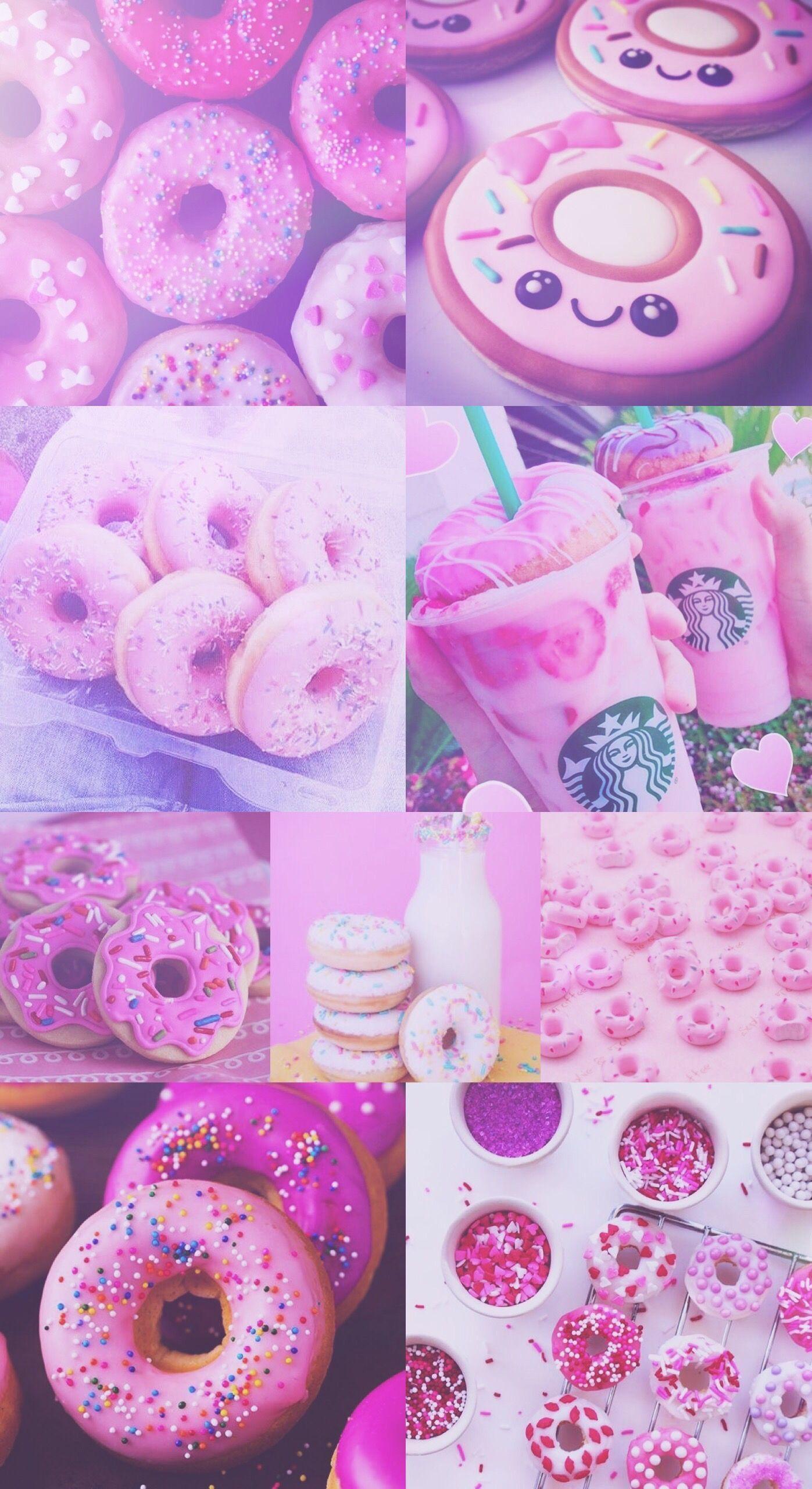 1397x2560 I Love Donuts and Starbucks Wallpaper