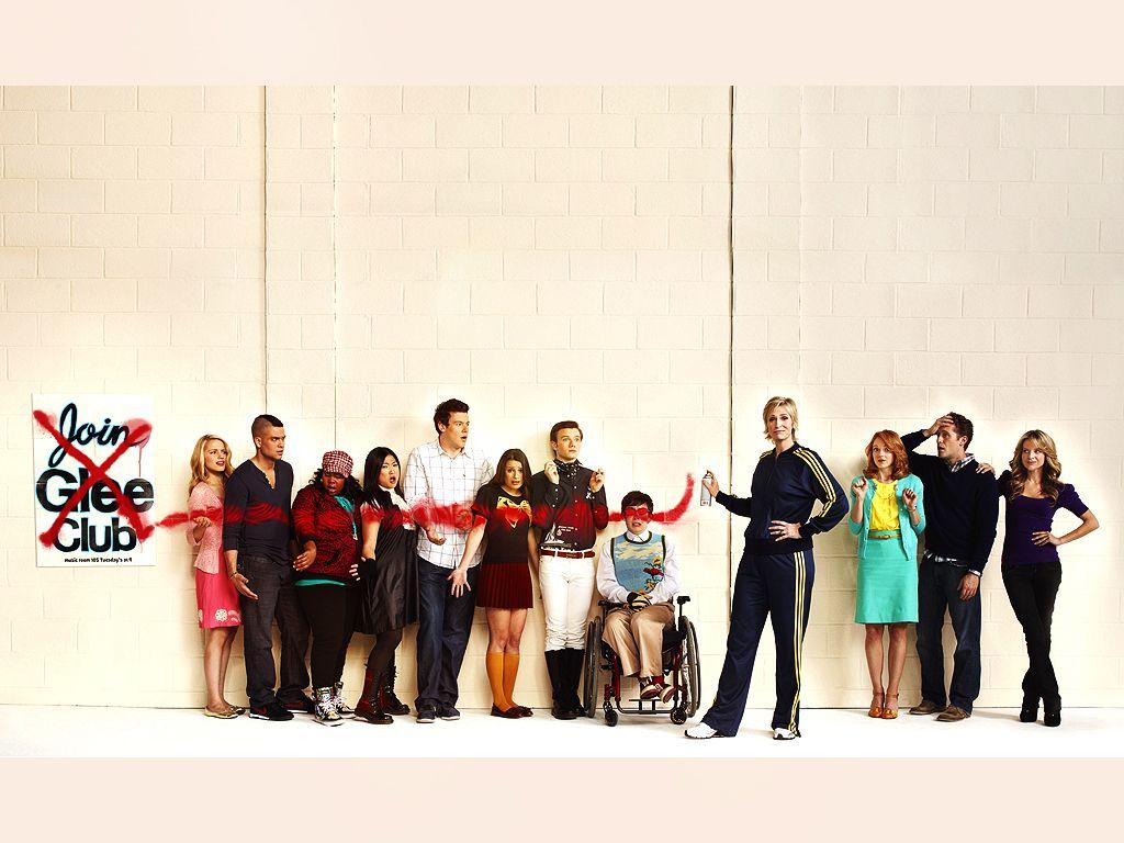 1024x768 glee Cast wallpaper