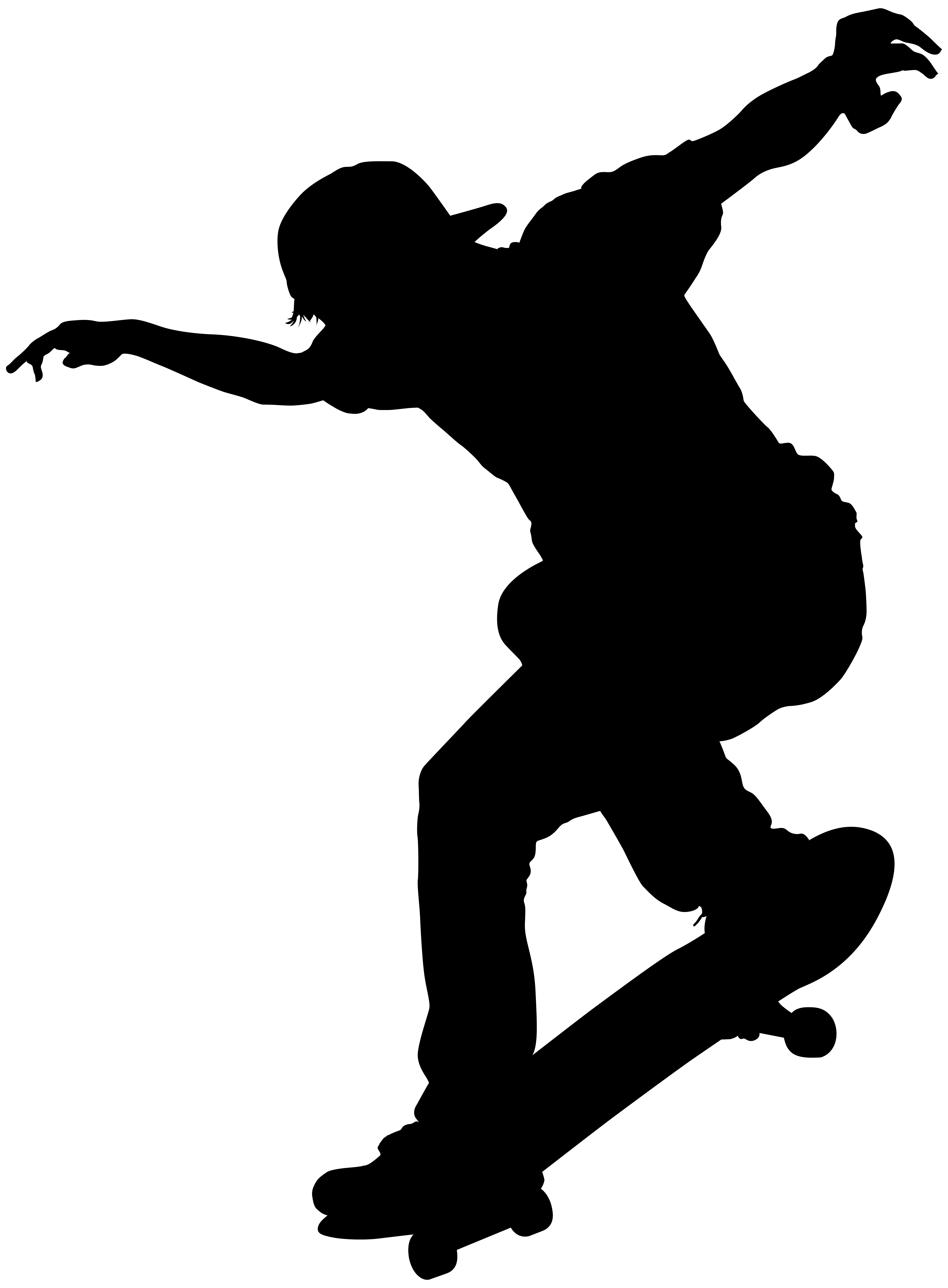5889x8000 Skater Boy Silhouette PNG Clip Art Image Quality Image And Transparent PNG Free Clipart