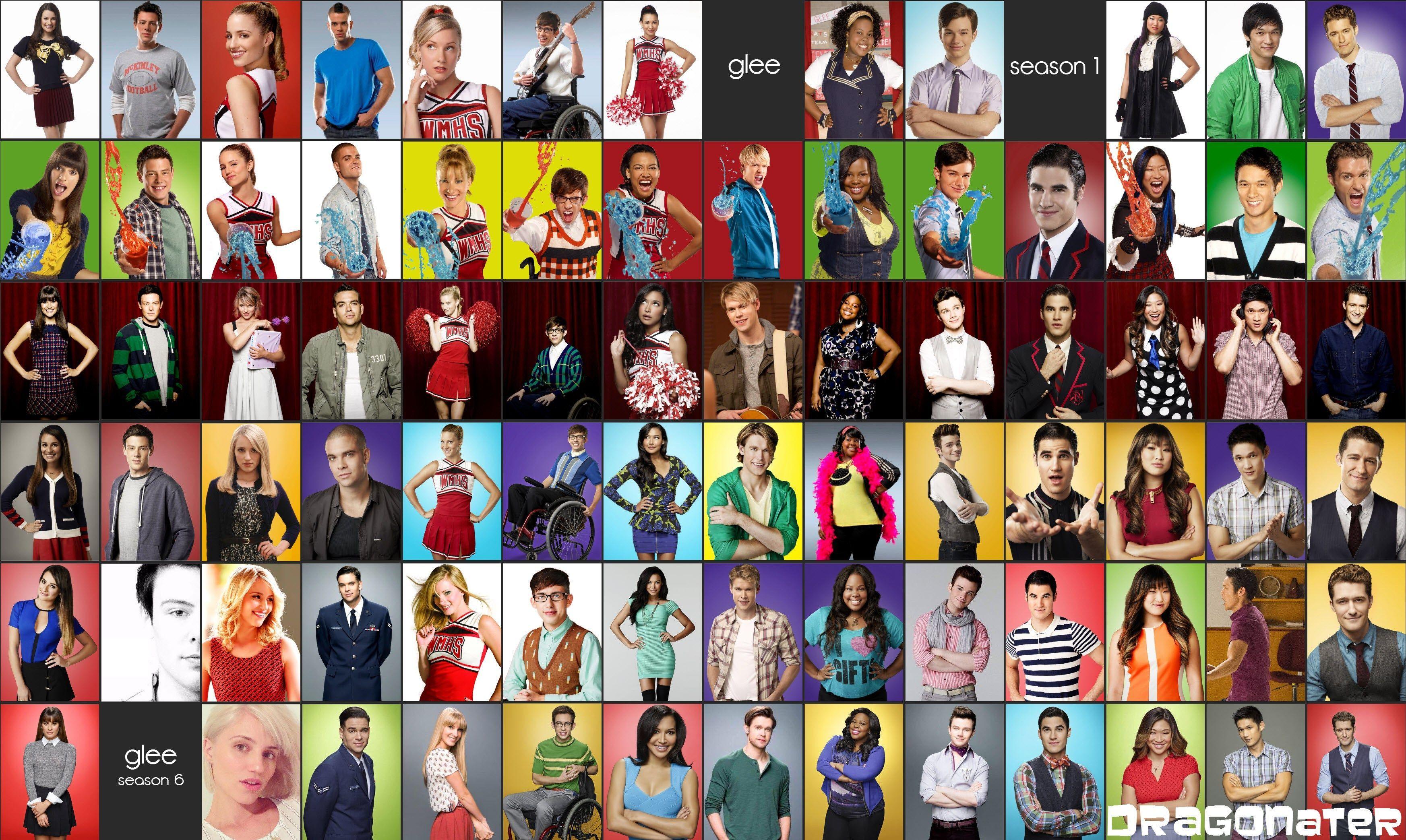 3492x2087 Glee Cast Wallpaper