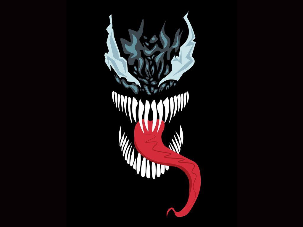 1024x768 Venom Oled Illustration 5k Wallpaper