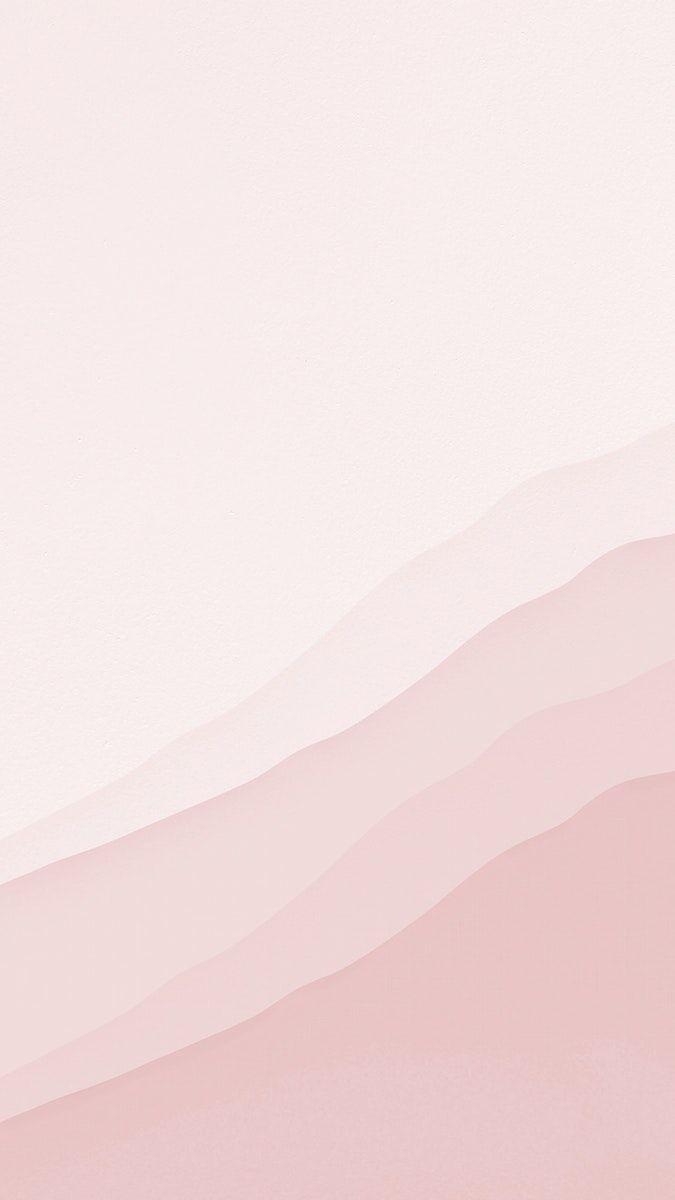 Hình nền thẩm mỹ màu hồng nhạt tối giản 675x1200