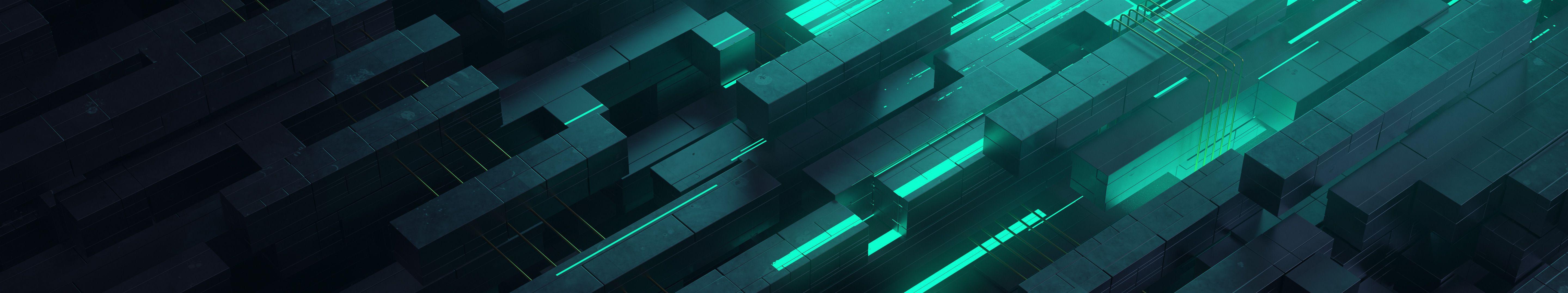 5760x1080 shapes HD wallpaper, Background